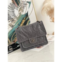 Quality Chanel flap bag Calfskin A0922 gray JK2712Vu63