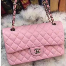 Replica Chanel 2.55 Series Flap Bag Original Sheepskin Leather A09765 Pink JK649ui32