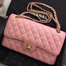 Replica Chanel Calfskin & Gold-Tone Metal A01112 pink JK4637HB48