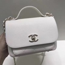 Replica Chanel Classic Flap Bag Original Leather CHA3269 White JK5778Ac56