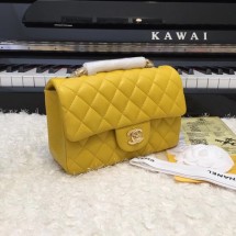 Replica Chanel Classic original Sheepskin Leather cross-body bag A1116 yellow gold chain JK5156UD97