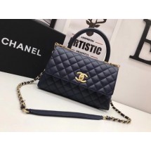 Replica Chanel Classic Top Handle Bag Royal Original Leather A92991 Gold JK5738ec82