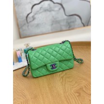 Replica Chanel Flap Mirage Lambskin Shoulder Bag AS1116 green JK2578cK54