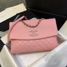 Replica Chanel Lambskin flap bag 8095 pink JK4070TN94