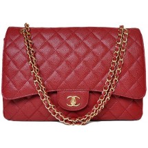 Replica Chanel Maxi Quilted Classic Flap Bag Burgundy Cannage Patterns A58601 Gold JK688YP94