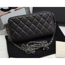 Replica Chanel mini Shoulder Bag Sheepskin Leather A7020 Black JK33BB13