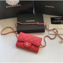 Replica Chanel Original Grained Calfskin Pocket 81081 red JK3290ij65