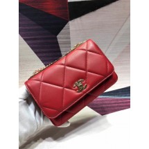 Replica Chanel Original Leather Shoulder Bag Red A80982 Gold JK4512SV68