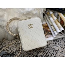 Replica Chanel Original Small Sheepskin camera bag AS1753 white JK4082Fi42