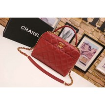 Replica Cheap Chanel Tote Bag Red Original Sheepskin Leather A92239 Gold JK5338QC68