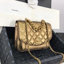 Replica Top Chanel Small flap bag AS0785 bronze JK4441Vx24