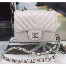 Best Quality Imitation Chanel Classic MINI Flap Bag Cannage Pattern Leather A8171 Grey JK109dK58