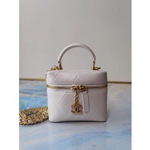 Best Quality Imitation Chanel Lambskin Crystal Calfskin & Gold-Tone Metal AS1889 white JK3565dK58