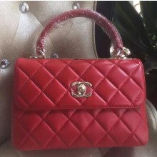 Best Replica Chanel Classic Top Flap Bag Original Sheepskin Leather A92236 Red JK77bj75