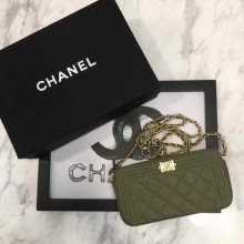 Boy Chanel Flap Bag Original Cannage Pattern CHA3369 Khaki JK5968DV39