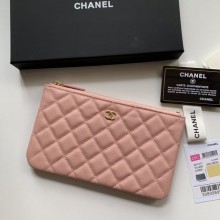 CHANEL 19 Caviar Original Leather Carry on bag AP1060 pink JK3238Qu69