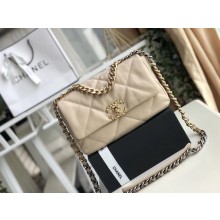 Chanel 19 flap bag AS1160 Cream JK4475hI90