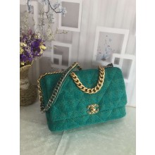 CHANEL 19 Flap Bag AS1162 green JK4270pk20