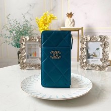 CHANEL 19 Mobile phone case Card Holder AP1182 blue JK1207nV16