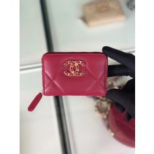 Chanel 19 Zip Card bag AP0949 rose JK1215Rc99