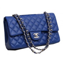 Chanel 2.55 Series Bags Original Lambskin Leather CFA1112 Blue JK932RX32