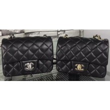 Chanel Classic Flap Bag Original Sheepskin Leather A5171 Black JK495Xp72