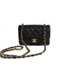 Chanel Classic Flap Bags black Original Cannage Patterns A1116 Gold JK877Qu69