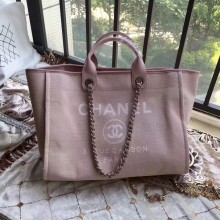 Chanel Deauville Tote Bag Original Canvas Leather A68047-15 JK5644jo45