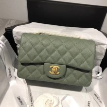 Chanel Flap Shoulder Bag Original Caviar Leather CF1116 green JK5250SS41