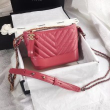 CHANEL GABRIELLE Original Small Hobo Bag A91810 Pink JK5010Gm74