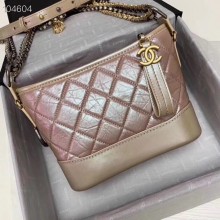 Chanel gabrielle small hobo bag A91810 dark pink JK4752ki86