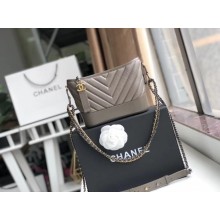 Chanel gabrielle small hobo bag A91810 grey JK4623ED90