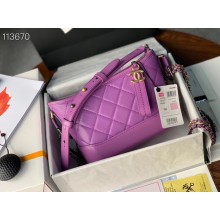 Chanel gabrielle small hobo bag A91810 Lavender JK4166Hn31