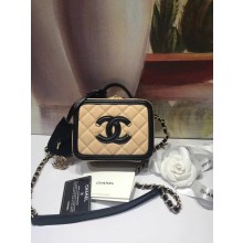 Chanel mini Vanity Case Original A93342 apricot JK4991uZ84