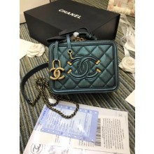 Chanel mini Vanity Case Original A93342 green JK4896Hn31