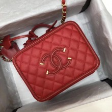 Chanel mini Vanity Case Original A93342 red JK4780ta99