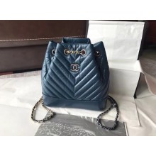 CHANEL Original Gabrielle Small Backpack A94485 blue JK5013Af99