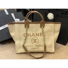 Chanel Shopping bag A66941 Beige JK4067fw56