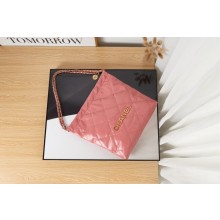 Chanel SHOPPING BAG Calfskin & Gold-Tone Meta AS3261 pink JK2910ER88