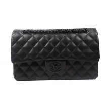 High Quality Replica Chanel 2.55 Series Flap Bags Original Sheepskin Leather A1112 Black JK865aR54