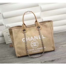 Hot Chanel Canvas Leather Tote Shopping Bag 68047B JK5322cT87