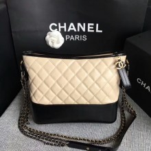 Imitation Chanel Gabrielle Shoulder Bag Original Calfskin Leather A93842 Camel JK5590Ug88