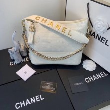 Knockoff Chanel gabrielle hobo bag A93824 white JK4641vf92