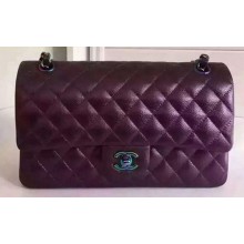 Replica Chanel 2.55 Series Flap Bag Original Deer Leather A1112 Purple JK360Jw87