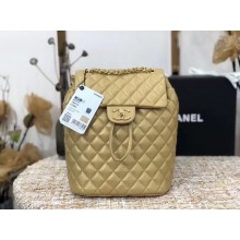 Replica Chanel Backpack Sheepskin Original Leather 83431 gold JK4024nB47