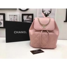 Replica Chanel Original Leather Backpack CHA2590 Pink JK5963KG80