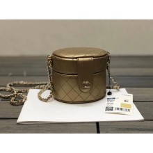 Replica Chanel Original Small chain Clutch bag AP1573 Bronze JK3887DY71