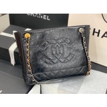 Replica Top Chanel shopping bag AS1875 black JK3711Vx24