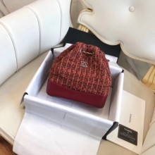 Top CHANEL GABRIELLE Small Backpack A94485 red JK4924lE56