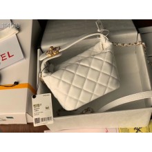 Top Chanel Small hobo bag AS1745 white JK4158yq38